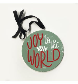 Joy To The World Green Ornament